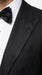 Tiglio Men’s Black Peak Lapel 2-Piece Suit – Classic Wedding, Business and Formal Suit