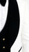 Men’s White and Black Wedding Tuxedo with Black Double Breasted Vest, Groom Prom Suit