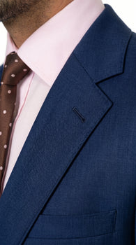 Men’s Ink Blue 2 Button Suit, Cobalt Midnight Blue Wedding and Business Dress Suit