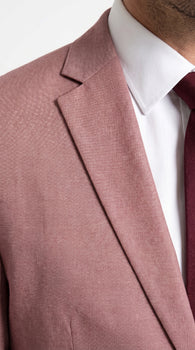 Men’s Mauve Salmon 2 Piece Suit, Formal Wedding Prom Dress Suit
