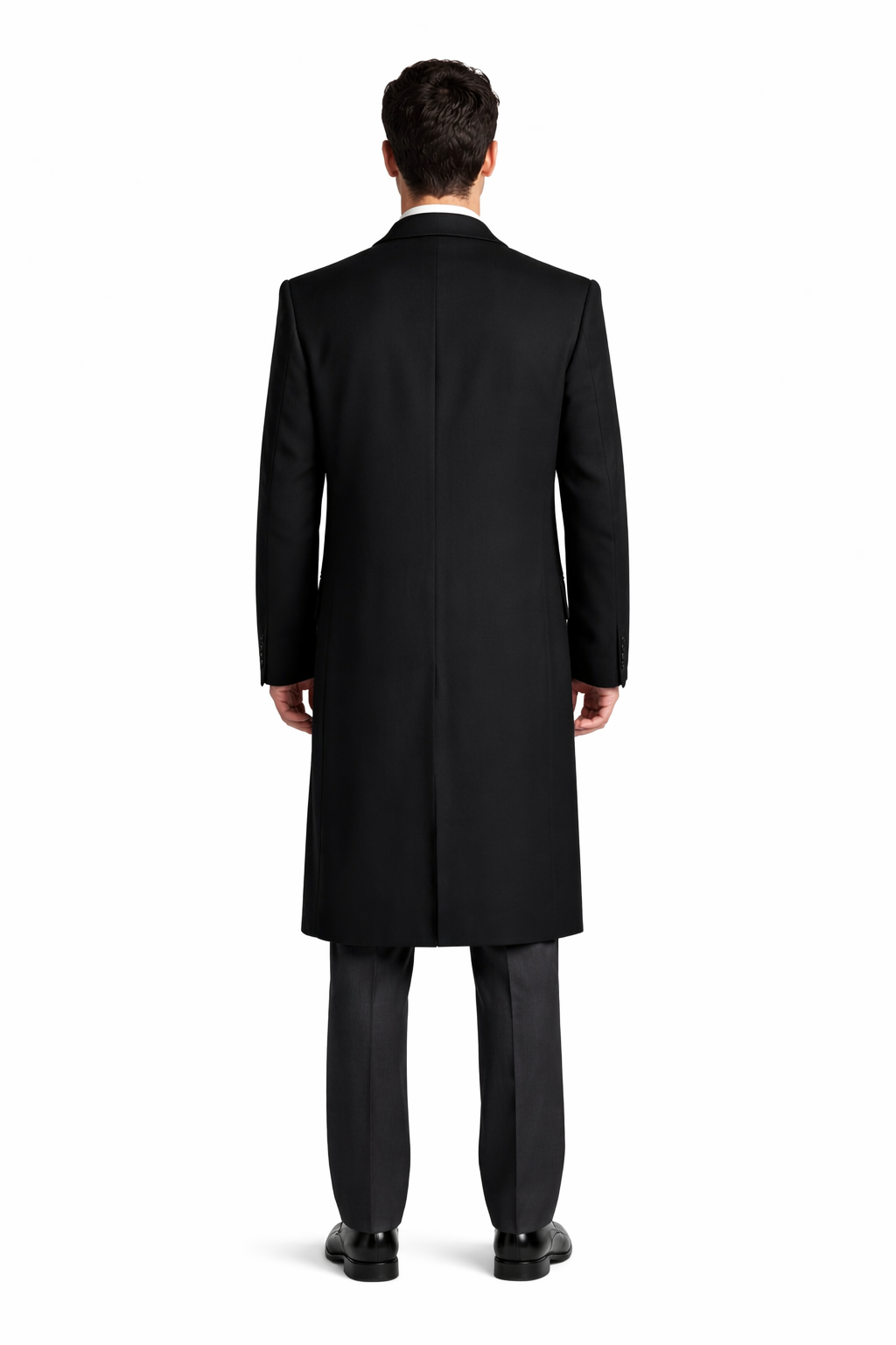 Man Bent Fully Lined Double Breasted 6 Buttons Mens Dress Coat Long Long Men Dress Topcoat - Winter coat ~ Mens Overcoat Designer Men's Mens Peacoat Sale - Image 6