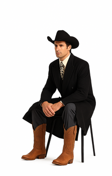 Man Bent Fully Lined Double Breasted 6 Buttons Mens Dress Coat Long Long Mens Dress Topcoat - Winter coats ~ Mens Overcoat Designer Men's Mens Peacoat Sale - Image 4