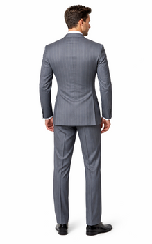 Rossi Man Milano RM1726 – Men's Double-Breasted 2-Piece Suit | Stylish Formal