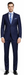 Tiglio 2-Button Slim or Modern Fit in 3-Blue Navy Fabrics