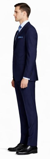 Mantoni 2-Button Slim or Modern Fit in 3-Blue Navy Fabrics - Image 4
