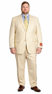 Mantoni Beige Two-button Wool Suit