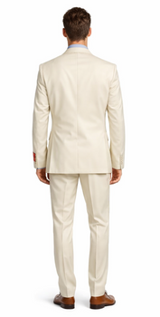 Mantoni Beige Two-button Wool Suit - Image 2