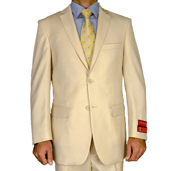 Mantoni Beige Two-button Wool Suit - Image 8