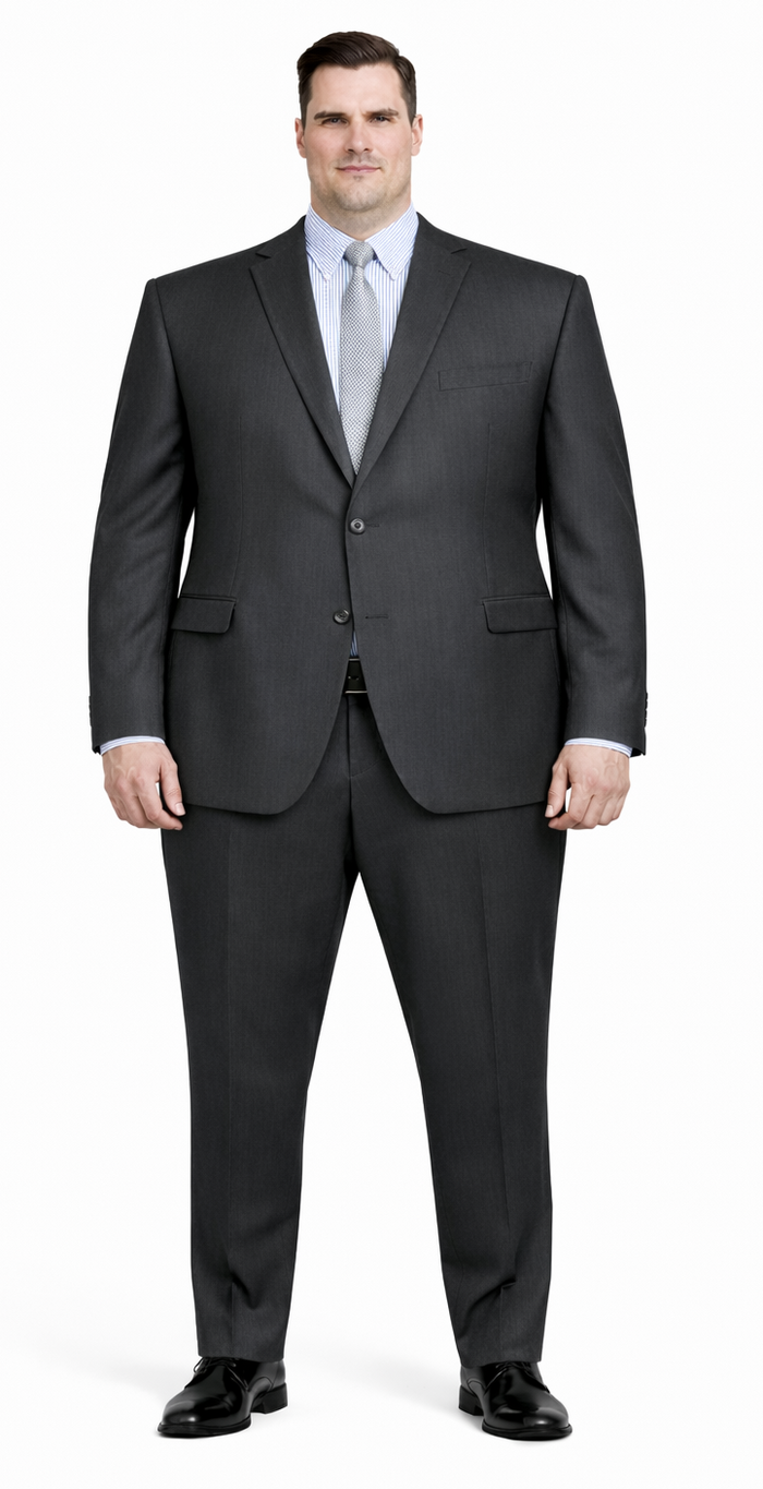 Mantoni Black or Gray 2-Button Slim or Modern Fit Suit - Image 8