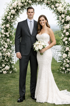 Mantoni Black or Gray 2-Button Slim or Modern Fit Suit - Image 7