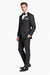 Mens Tiglio Black Tuxedo – Classic Formal Dinner Suit for Wedding, Prom and Black Tie Events