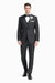 Mens Tiglio Black Tuxedo – Classic Formal Dinner Suit for Wedding, Prom and Black Tie Events