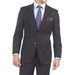 Mantoni Black, Gray, Navy Blue Stripe Two-button Wool Suit 3 Fabrics