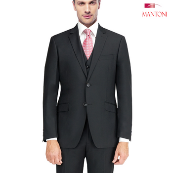 Mantoni Charcoal Two-button Wool Suit - Image 8