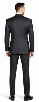 Mantoni Charcoal Two-button Wool Suit - Image 2