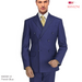 Mantoni Double-Breast Black, Grey, or Navy Wool Suit