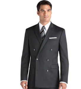 Mantoni Double-Breast Black, Grey, or Navy Wool Suit - Image 10
