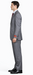 Mantoni Gray Two-button Super Wool Suit