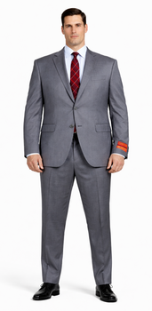 Mantoni Gray Two-button Super Wool Suit - Image 5