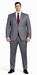 Mantoni Gray Two-button Super Wool Suit