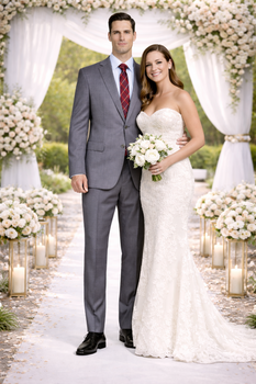 Mantoni Gray Two-button Super Wool Suit - Image 7