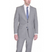 Mantoni Lt. Gray Two-button Wool Suit in Modern or Slim-Fit