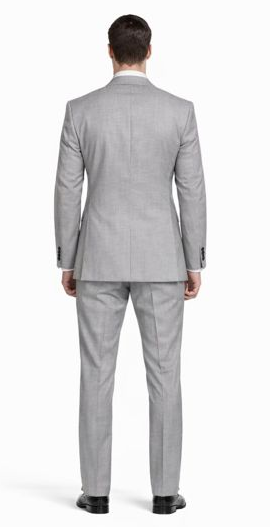 Mantoni Lt. Gray Two-button Wool Suit in Modern or Slim-Fit - Image 2