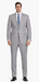 Mantoni Lt. Gray Two-button Wool Suit in Modern or Slim-Fit