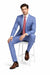 Mens Light Blue Suit Tiglio – Slim Fit Formal Suit for Summer and Weddings