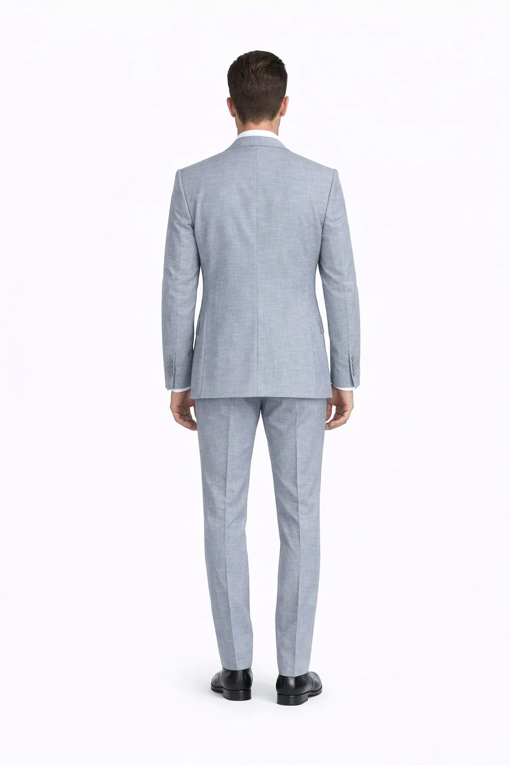 Tiglio Light Gray Suit for Men – Elegant Wedding and Business Formal Suit Modern Fit