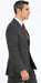High-Quality 2 Button Medium Gray Suit Wide Leg 22 Inch Pleated Pants Side Vented Jacket
