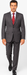 Mantoni Suit - Signature Menswear Wool Fabric SuitsOutlet - Brand Men's Grey 2-button Suit  - High End Suits - High Quality Suits