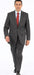 High-Quality 2 Button Medium Gray Suit Wide Leg 22 Inch Pleated Pants Side Vented Jacket
