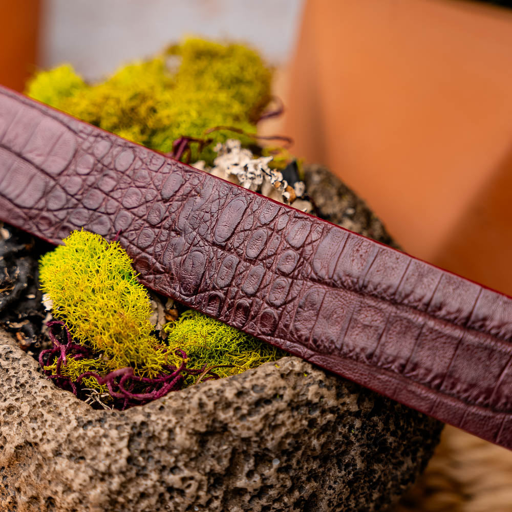 Marco Di Milano Riccardo Belt Wine Leather Shoe