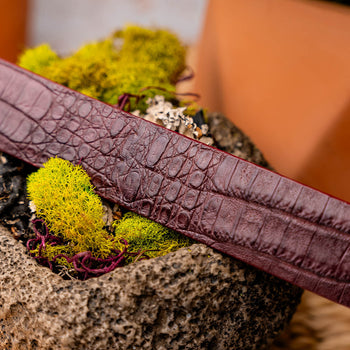 Marco Di Milano Riccardo Belt Wine Leather Shoe