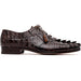 Marco Di Milano Men's Brown Hornback Exotic Shoes Bike Toe Cancun