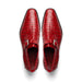 Marco Di Milano Mens Red  Caiman Gator Dress Shoes Rovigo