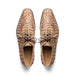 Marco Di Milano Mens Rustic Tan Caiman Gator Derby Apricena