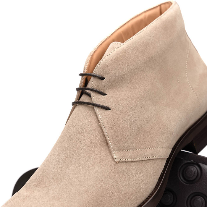 Zelli Marco Italian Suede Chukka Boots in Sand | Luxury Comfort