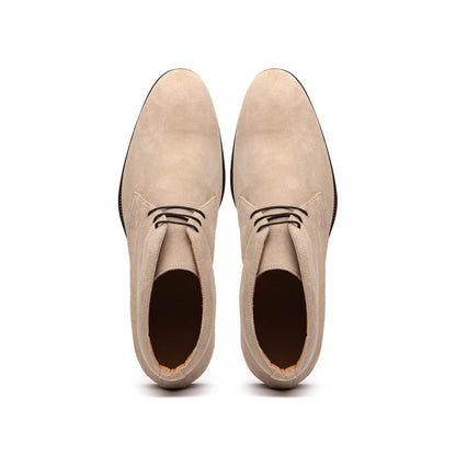 Zelli Marco Italian Suede Chukka Boots in Sand | Luxury Comfort