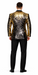 Men’s Mardi Gras Sport Coat in Black and Gold