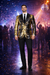 Men’s Mardi Gras Sport Coat in Black and Gold