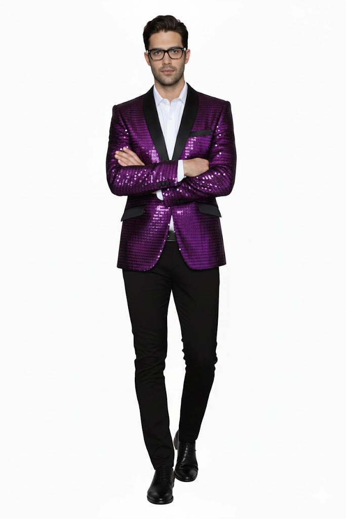 Mardi Gras Suit - Purple - Image 4