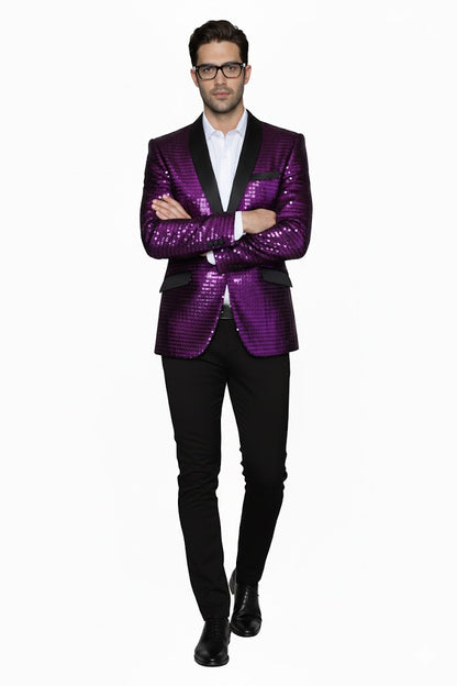 Mardi Gras Suit - Purple - Image 4