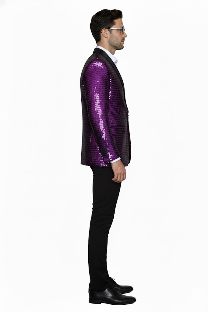 Mardi Gras Suit - Purple - Image 8