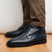 Marco Di Milano Martinelli Navy Leather Shoe