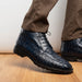 Marco Di Milano Martinelli Navy Leather Shoe