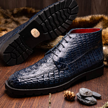 Marco Di Milano Martinelli Navy Leather Shoe