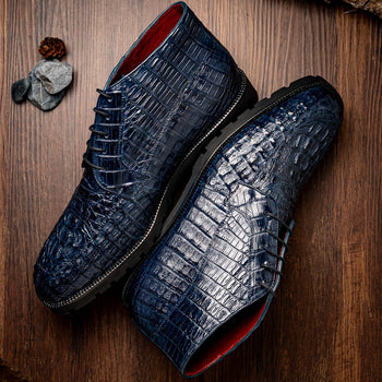 Marco Di Milano Martinelli Navy Leather Shoe