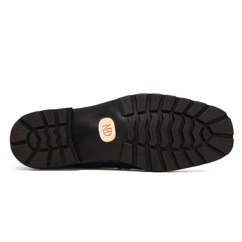 Marco Di Milano Martinelli Navy Leather Shoe